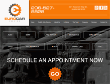 Tablet Screenshot of eurocarservice.com